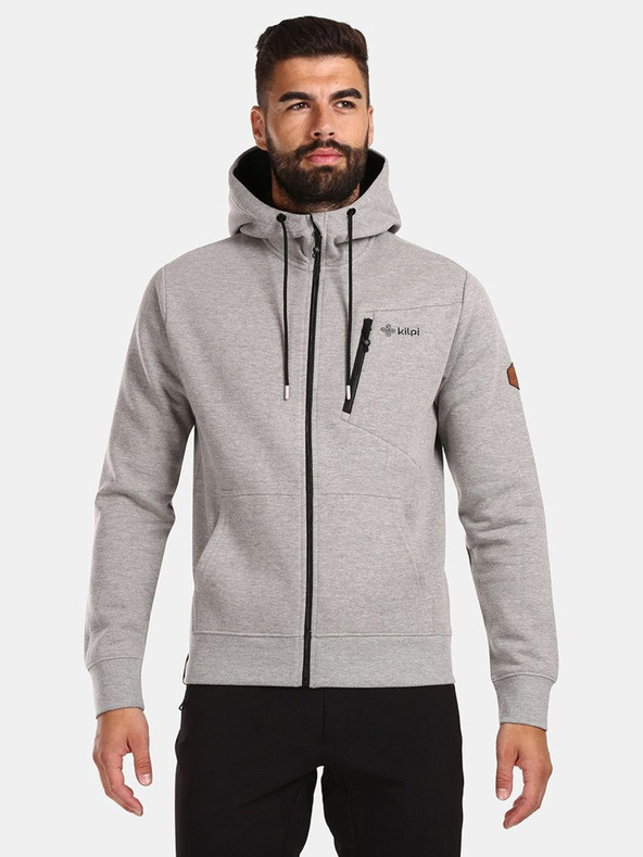 Kilpi Светлосив мъжки памучен суитшърт Kilpi PREDA-M