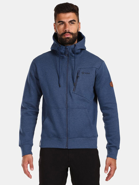 Kilpi Тъмносин мъжки памучен суитшърт Kilpi PREDA-M