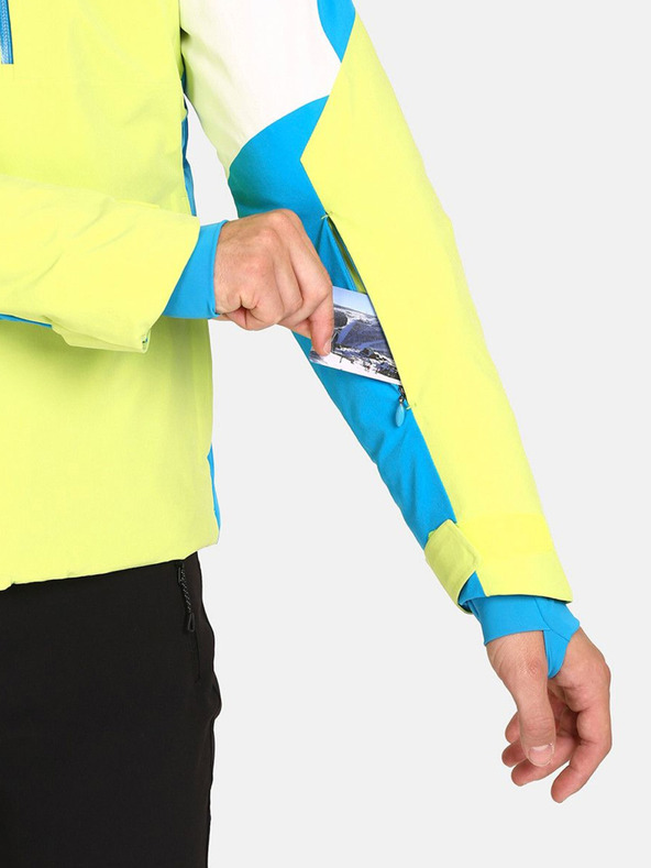 Kilpi Светлозелено мъжко ски яке Kilpi DEXEN-M