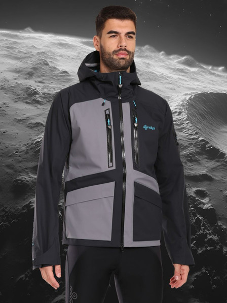 Kilpi Черно мъжко хардшел яке Kilpi LTD ARCHER-M