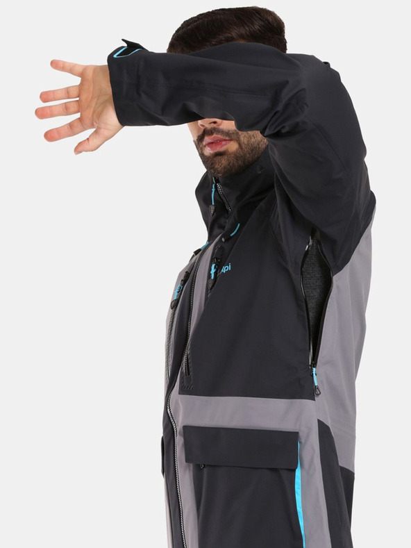 Kilpi Черно мъжко хардшел яке Kilpi LTD ARCHER-M