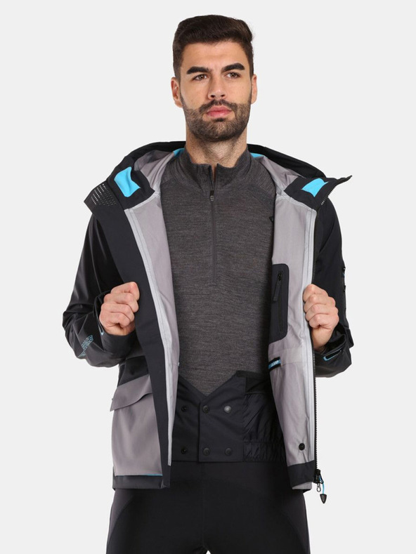 Kilpi Черно мъжко хардшел яке Kilpi LTD ARCHER-M