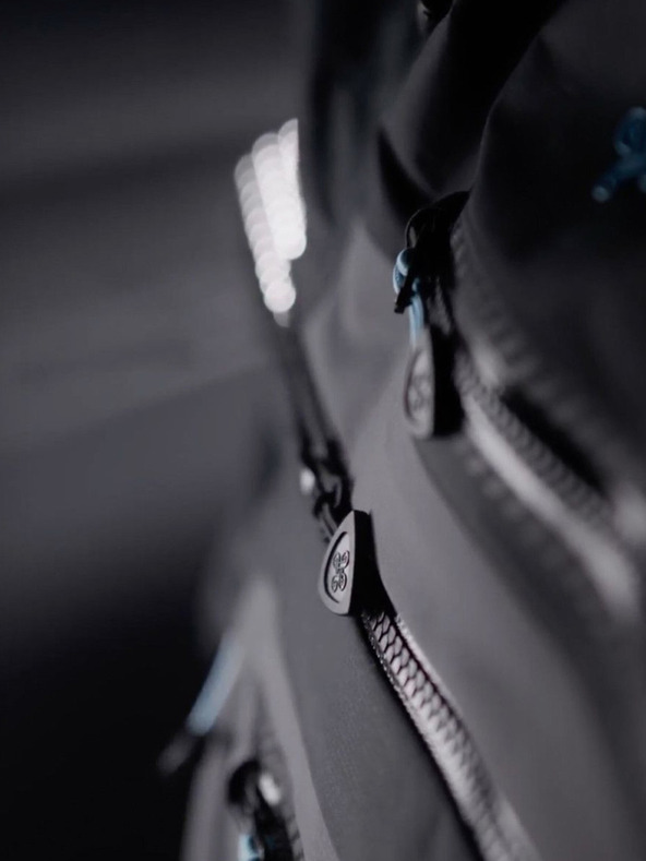 Kilpi Черно мъжко хардшел яке Kilpi LTD ARCHER-M