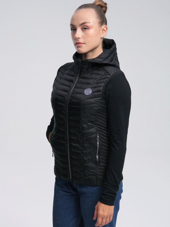 Loap Черна дамска жилетка LOAP ILLIFIE