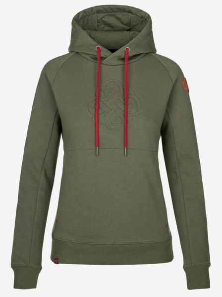 Kilpi Дамски суитшърт Kilpi SOHEY-W в цвят каки