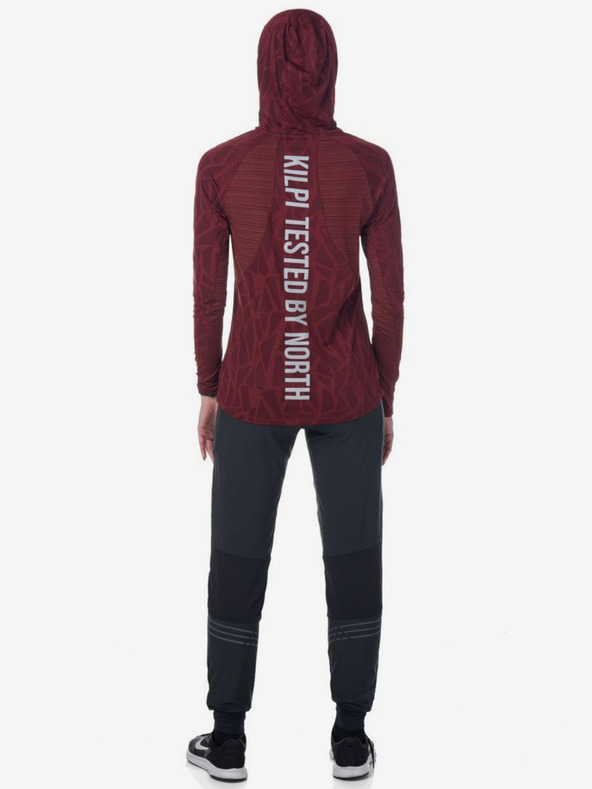Kilpi Дамски спортен суитчър в цвят бордо Kilpi AILEEN