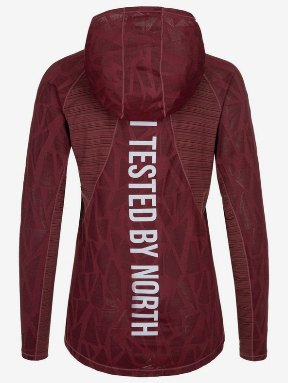 Kilpi Дамски спортен суитчър в цвят бордо Kilpi AILEEN