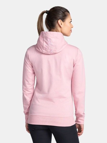 Kilpi Светлорозов дамски памучен суитшърт Kilpi TARALI-W