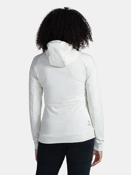 Kilpi Бял дамски памучен суитшърт Kilpi SOHEY-W