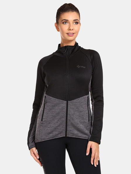Kilpi Черен дамски функционален спортен суитшърт Kilpi TOMMS-W