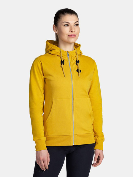 Kilpi Горчица Дамски памучен суитшърт Kilpi TARALI-W