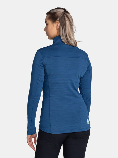 Kilpi Син спортен дамски суитчър със стояща яка Kilpi MONTALE