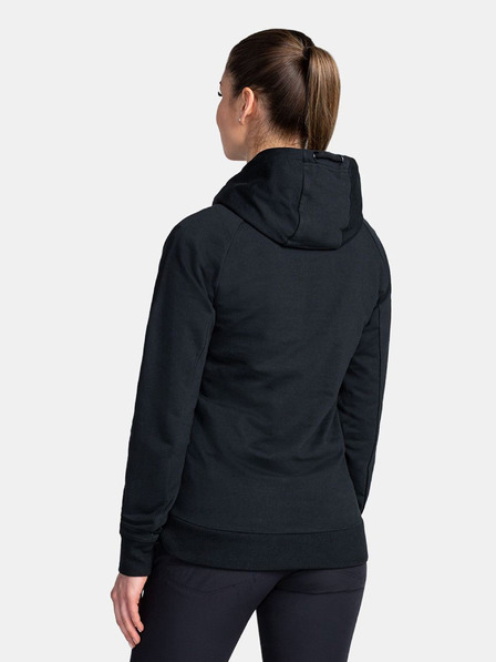 Kilpi Черен дамски суитчър с качулка Kilpi SOHEY-W