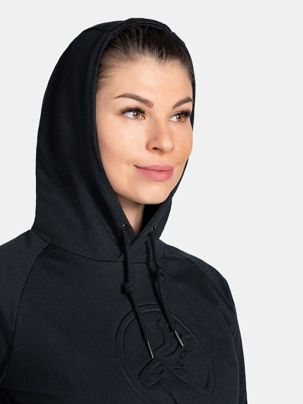 Kilpi Черен дамски суитчър с качулка Kilpi SOHEY-W