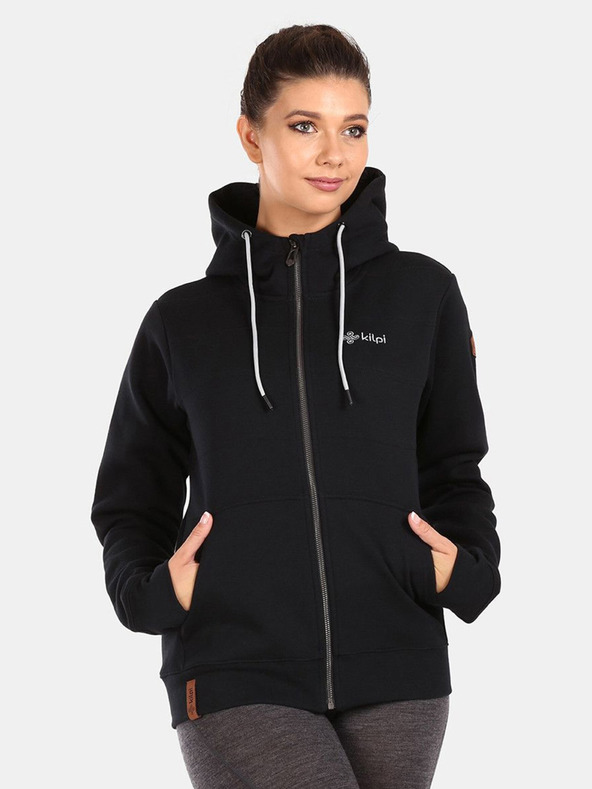 Kilpi Черен дамски функционален суитшърт Kilpi RAJANA-W