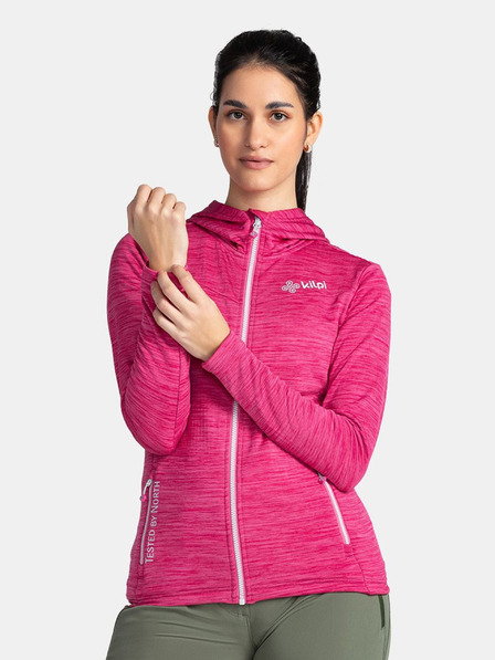 Kilpi Розов дамски суитчър с качулка Kilpi SEVELEN-W