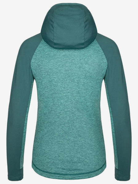 Kilpi Тюркоазена дамска функционална блуза с кафяв цвят Kilpi LAYANA-W