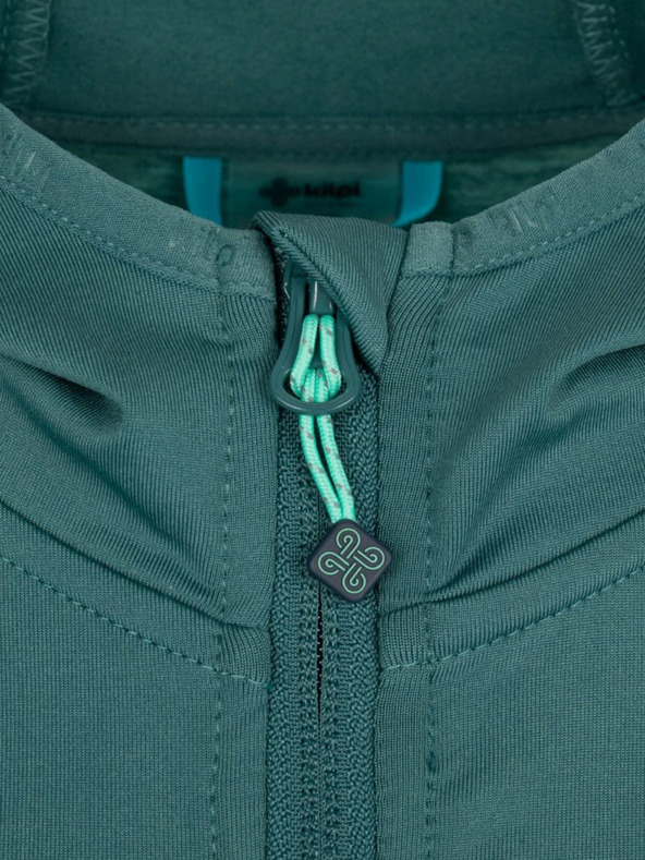 Kilpi Тюркоазена дамска функционална блуза с кафяв цвят Kilpi LAYANA-W