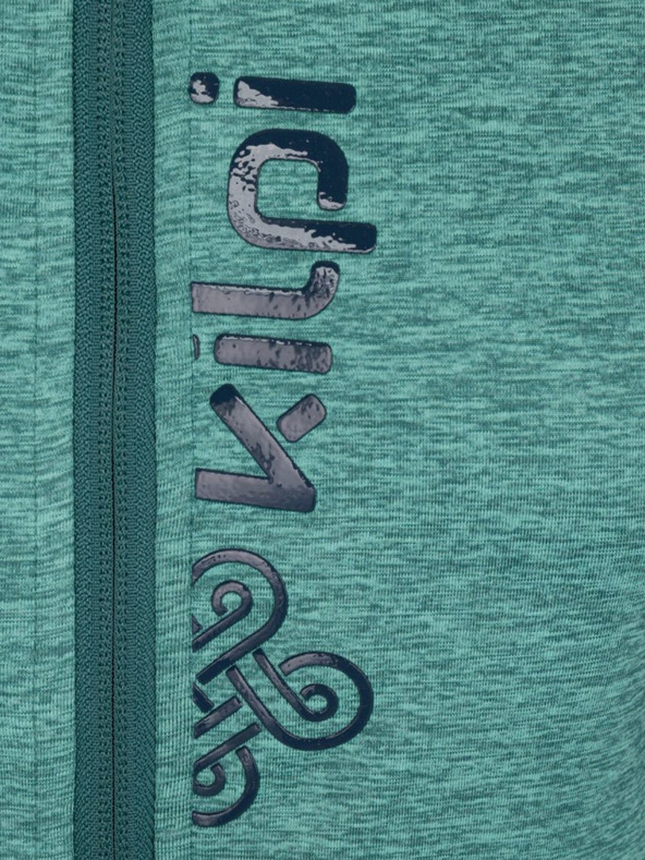 Kilpi Тюркоазена дамска функционална блуза с кафяв цвят Kilpi LAYANA-W