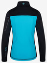 Kilpi Черно-син дамски функционален суитчър с качулка Kilpi TEAM FLEECE-W