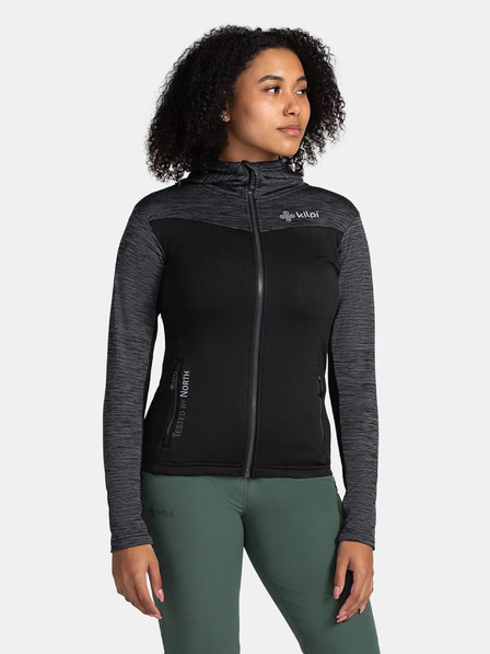 Kilpi Черна дамска спортна качулка Kilpi SEVELEN-W