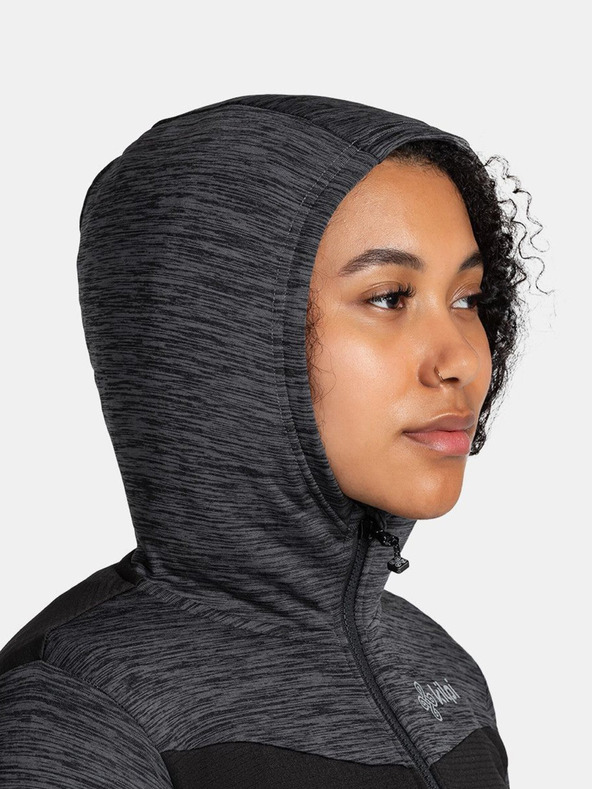 Kilpi Черна дамска спортна качулка Kilpi SEVELEN-W
