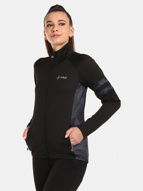 Kilpi Черна спортна дамска качулка KILPI JUNIE