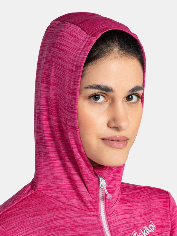 Kilpi Розов дамски суитчър с качулка Kilpi SEVELEN-W