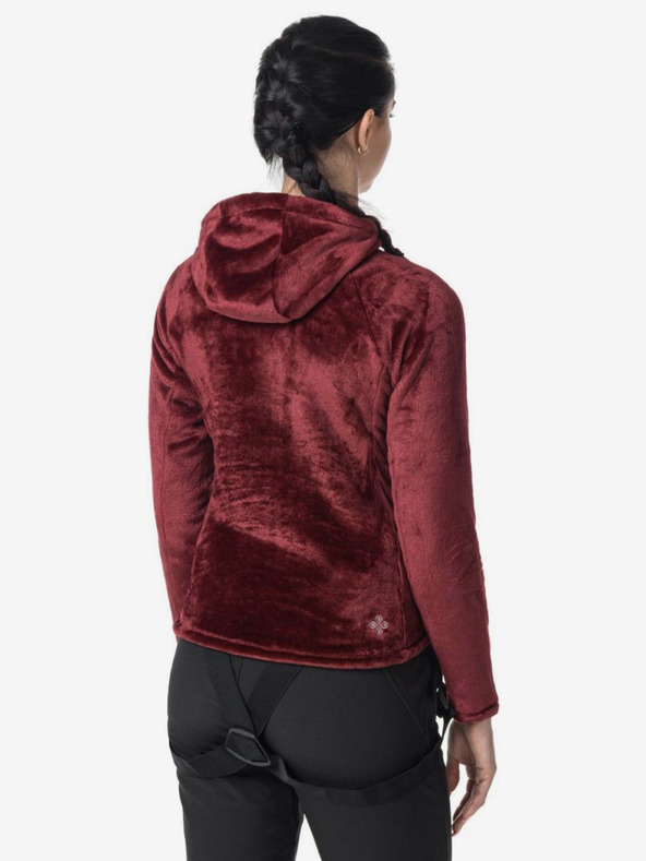 Kilpi Дамски вълнен суитчър в бордо Kilpi MARIEL-W