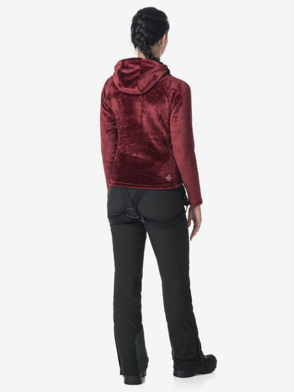 Kilpi Дамски вълнен суитчър в бордо Kilpi MARIEL-W