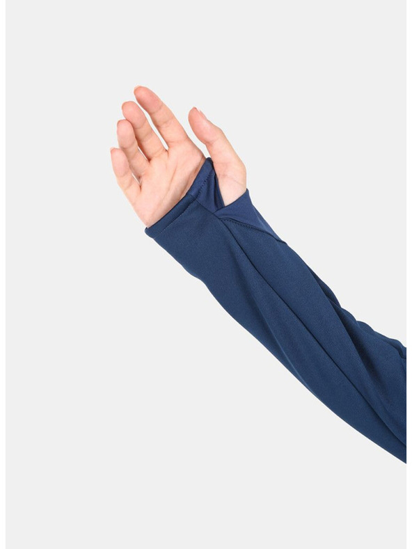 Kilpi Сиво-синя дамска вълнена качулка Kilpi VERSAM-W