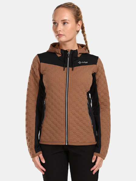 Kilpi Черно-кафяв дамски суитчър Kilpi NEVIA-W