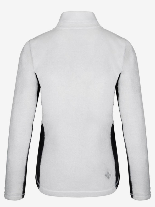 Kilpi Черно-бял дамски суитшърт от полар с цип Kilpi SKATHI