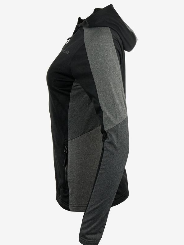 ALPINE PRO Черен дамски спортен суитшърт ALPINE PRO Seleda