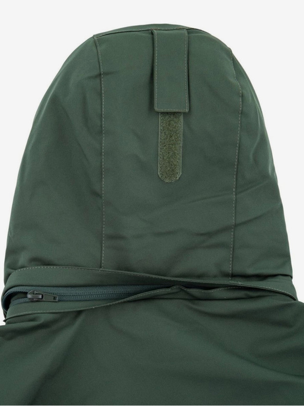 Kilpi Зелено мъжко зимно яке с изкуствена кожа Kilpi ALPHA