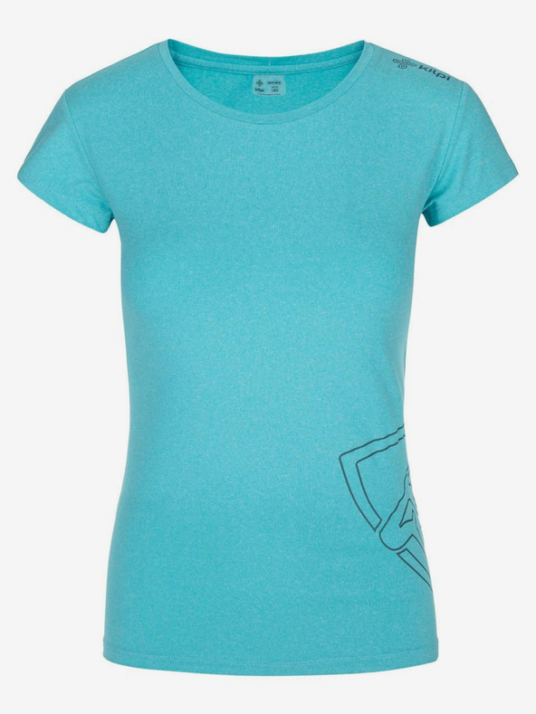 Kilpi Дамска функционална тениска Kilpi LISMAIN в тюркоазено