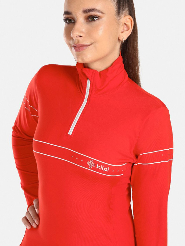Kilpi Червена дамска спортна тениска с тюрлюгювеч KILPI LEEMA