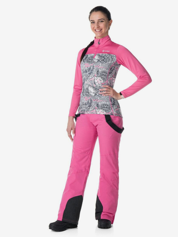 Kilpi Тъмно синя дамска спортна тениска с ролка KILPI LEEMA