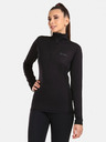 Kilpi Черна дамска термо тениска със стояща яка KILPI WILLIE