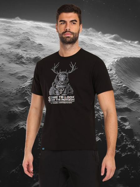 Kilpi Черна мъжка тениска с щампа Kilpi LTD CALYPSO-M