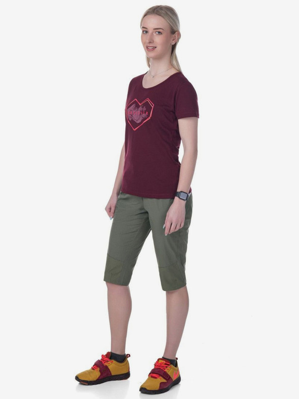 Kilpi Тъмнорозова спортна тениска за жени Kilpi GAROVE