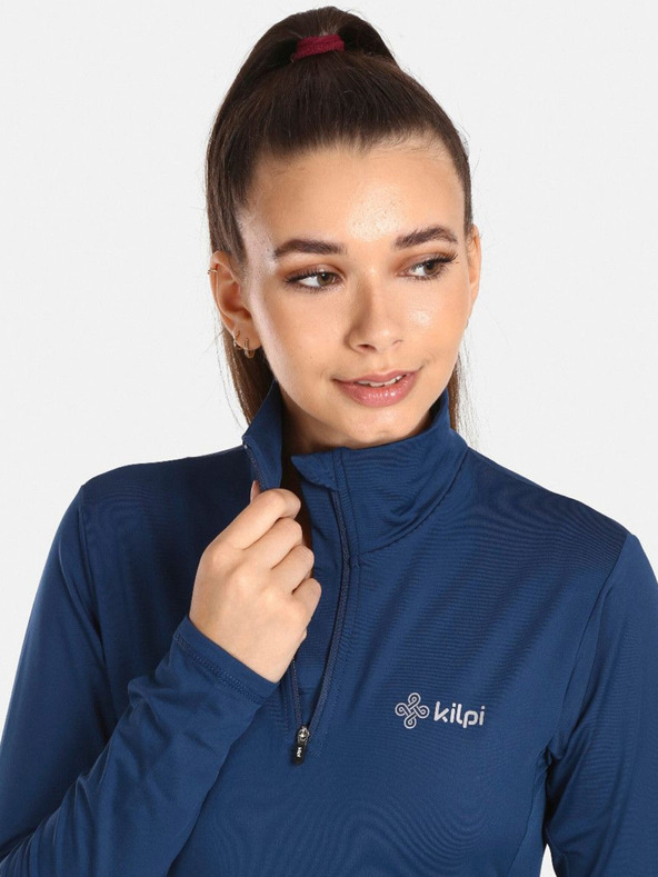 Kilpi KILPI WILLIE тъмно синя дамска термотениска със стояща яка