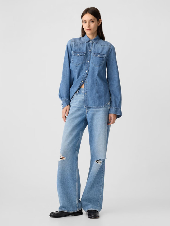 GAP Дънкова риза western стил GAP