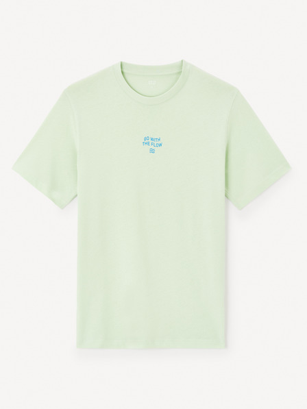 Celio Светлозелена мъжка тениска Celio Jeword