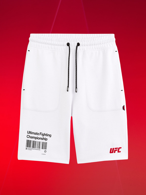 Celio Бели мъжки къси панталони Celio UFC