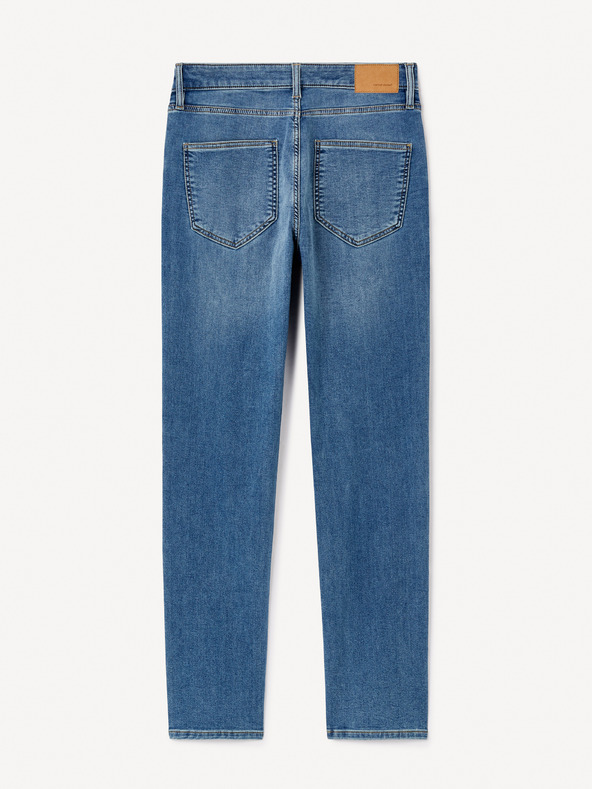 Celio Сини мъжки дънки с права кройка Celio C15 Stlmaille