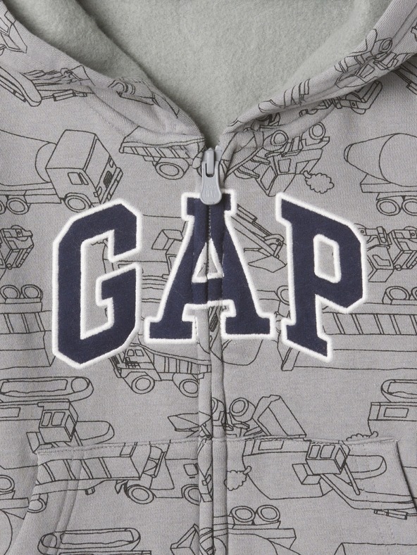 GAP Бебешки суитшърт с логото на GAP