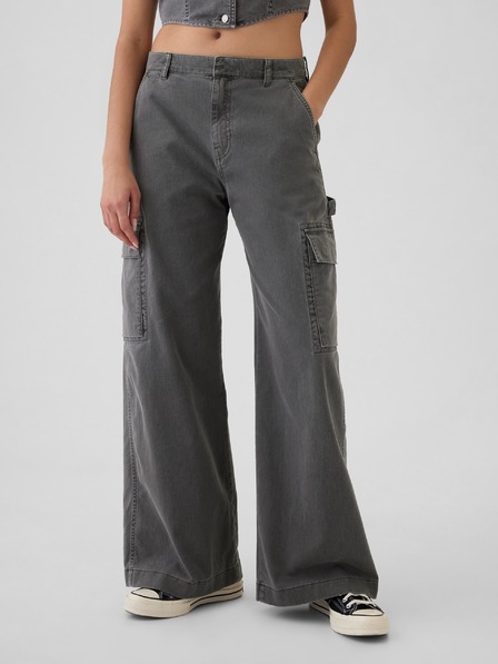 GAP Панталон с джобове Baggy Khaki Cargo GAP