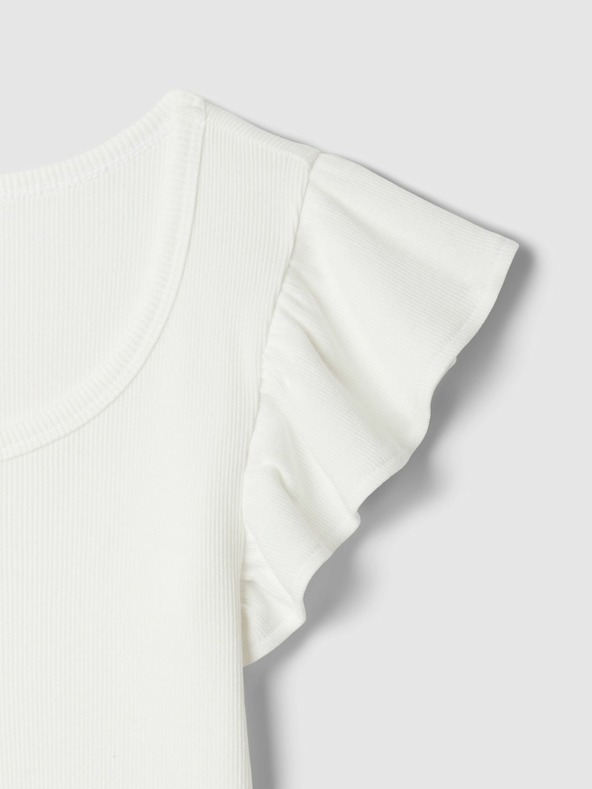 GAP Бебешка тениска с ребра GAP