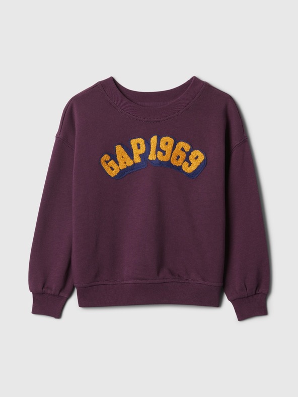 GAP Бебешки суитшърт с логото на GAP